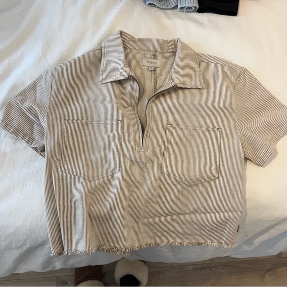 Brixton orginal shirt with pockets and zip - Picture 4 of 6